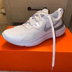 White Nike Running Shoes